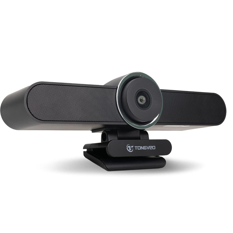 Wide Angle Webcam With Microphone And Speaker, Conference Room Usb 1080P Web C