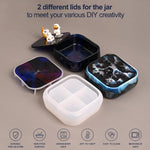 Large Storage Box Molds With Lid, Resin Jar Mold, Silicone Box Mold For Storage Jewelry Epoxy Casting Diy Crafts