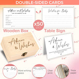 Baby Shower Advice Cards For Parents To Be - Advice For New Parents Baby Shower Decorations Girl, Advices And Wishes For Baby Cards Box Fun Game Ideas