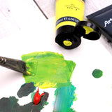Professional Acrylic Paint Set, 20 Primary Colors (120Ml / 4.05Oz) Tubes, Art Craft Paints For Canvas, Rock, Stone, Wood, Fabric, Art Supplies