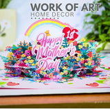 - Pop Up Mothers Day Card, 6X8 Inches First Mothers Day Popup Mother'S Day Card For Mom, Wife, Daughter, Grandma, Pop Up Birthday For Women With Envelope