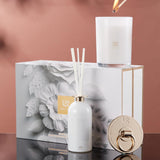 Fragrance Oil Pure Lasting Beautiful White Tea 3.5 Fl Oz 100Ml 8.8Oz 50 Hours Burn Gold Lid Soy White Candles Presents Perfect Bedroom Relaxing Decor For Women Holiday Present For Christmas