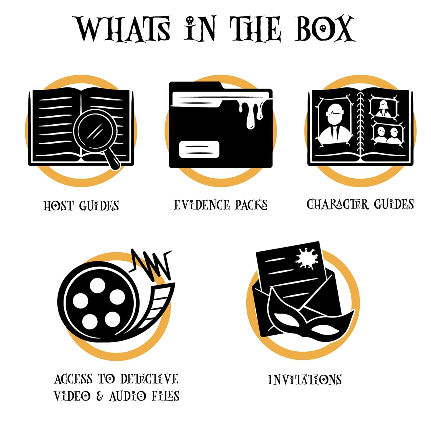 Wizarding Murder Mystery Dinner Party Game For 4-20 Players