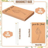50 Sets Guess The Dress Bridal Shower Games Include 50 Guess The Dress Card Bridal Shower Game Wedding Shower Games And 50 White Sketching Pencils For Bridal Shower Wedding Party Favors