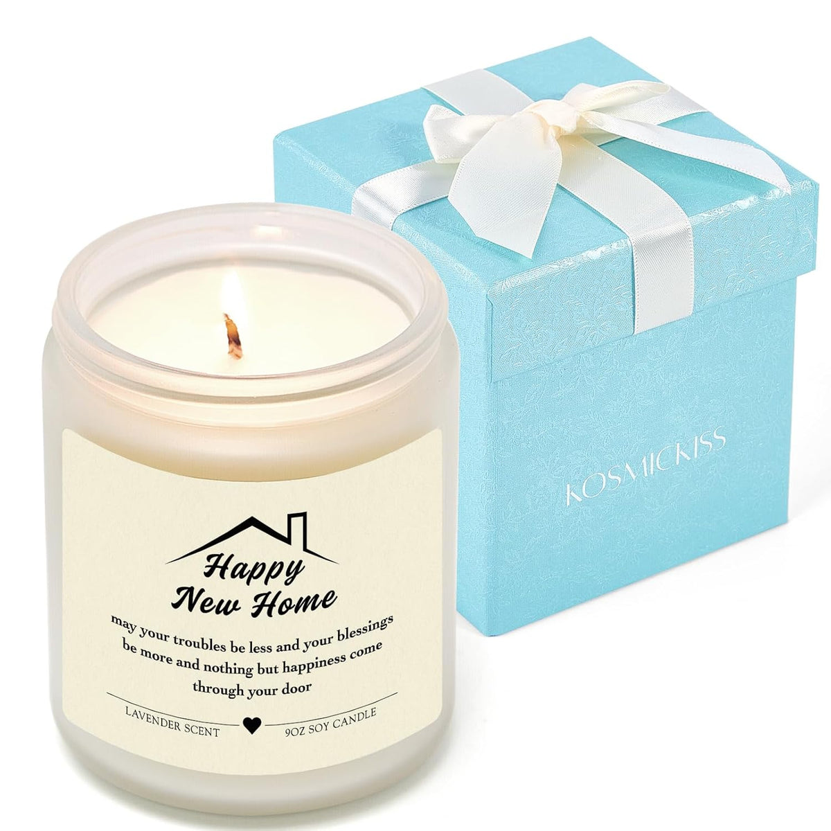 House Warming Gifts New Home, Housewarming Gifts For Women, Home Buyers, New Homeowner, Happy New Home Gift Ideas, Housewarming Party Decor Soy Wax Lavender Scented Candle