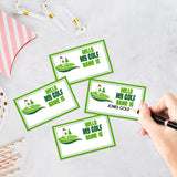 Funny Golf Theme Game Cards Set, What'S Your Golf Name Game, Including 1 Sign And 30 Stickers, Perfect For Birthday Party Activities