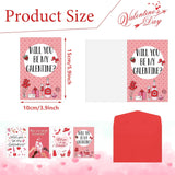 20 Set Happy Galentine'S Day Cards With Red Envelopes Valentines Day Greeting Cards Red Pink Heart Greeting Invitation Card For Women Lady Romantic Partner Galentines Valentines Party Favors