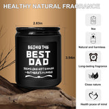 Gifts For Dad From Daughter, Son, Funny Dad Gifts, Birthday Gifts For Dad, Fathers Day And Christmas Gifts For Dad, 9Oz Sandalwood Scented Candle