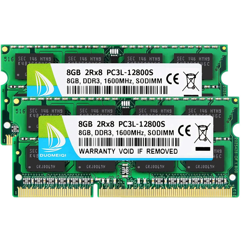 Duomeiqi Ddr3 Ram 16Gb Kit(2X8Gb) Ddr3L/Ddr3 1600Mhz (Ddr3L-1600) Pc3L-12800S/