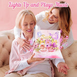 Fitmite Mother'S Day Card, Music & Lights Pop Up Greeting Card For Mom'S Birthday, Gifts For Mom Women Wife