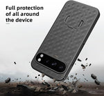 Pixel 9 Pro XL 6.8" Holster Case, Belt Clip, Kickstand, Rugged Protection - Black