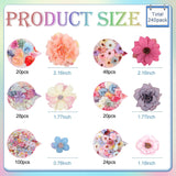 240Pcs Fake Flowers Heads Artificial Silk Flower For Crafts, Small Artificial Daisy Roses Faux Flowers Bulk For Diy Cake Wedding Party Home Garland Wreath Decoration