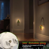 Christmas Tree Night Light, 3000K Night Lights Plug Into Wall, Cute & Funny Ceramic Christmas Decor Night Light For Kids, Plug In Nightlight With 360° Rotatable, Holiday Party Decor, 1 Pack