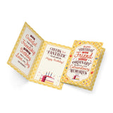 Friend Birthday Card, Made In America, Eco-Friendly, Thick Card Stock With Premium Envelope 5In X 7.75In, Packaged In Protective Mailer