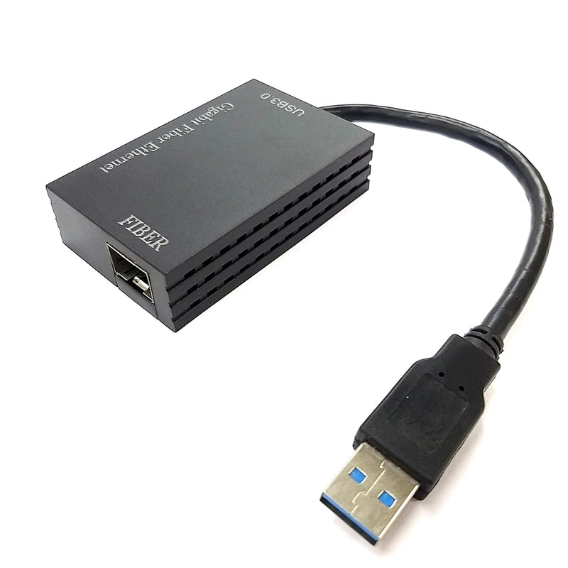 Usb 3.0 To Sfp Gigabit Fiber Ethernet Adapter 10/100/1000Mbps Rj-45 Usb 3.0 Gi