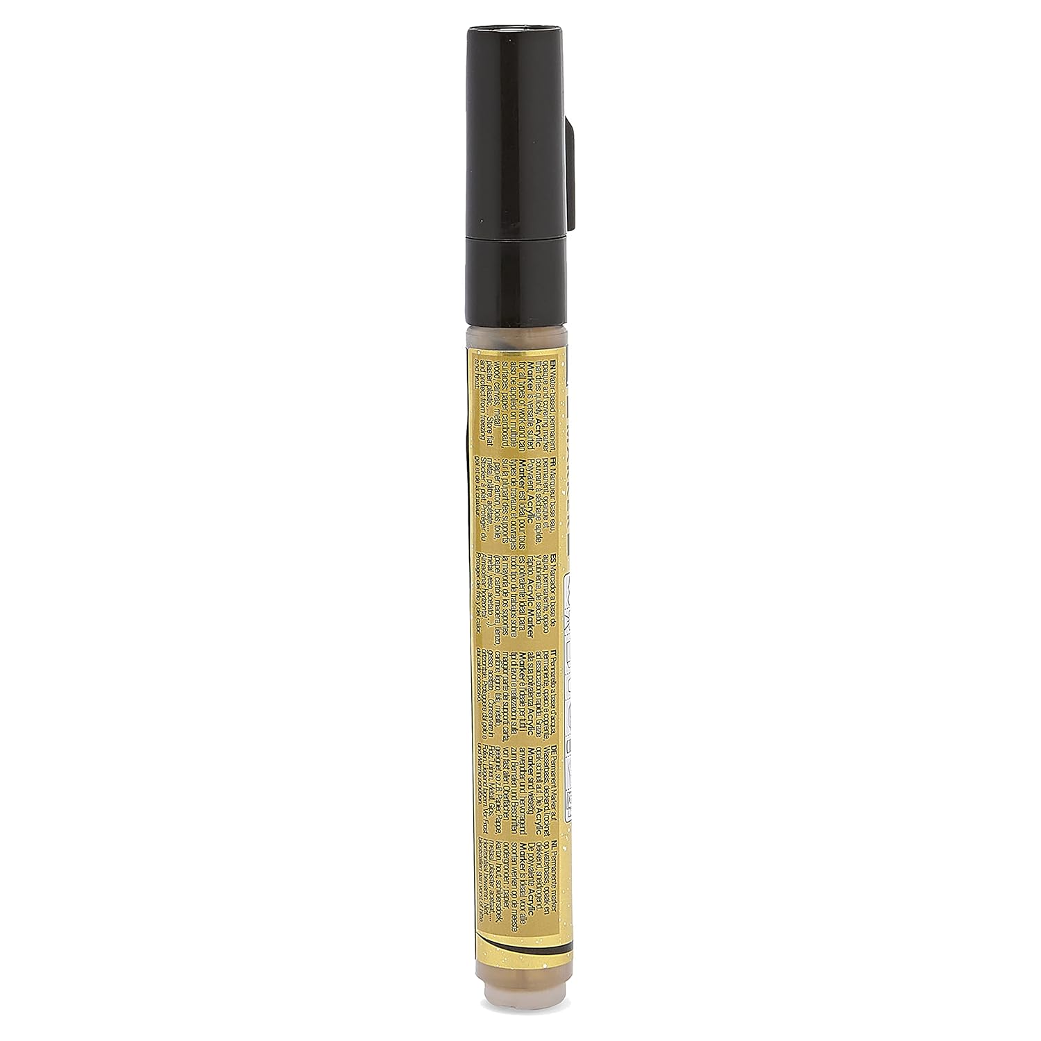 Pebeo Acrylic decoMarker 1.2mm Fine Round Tip Precious Gold, 1.2 mm