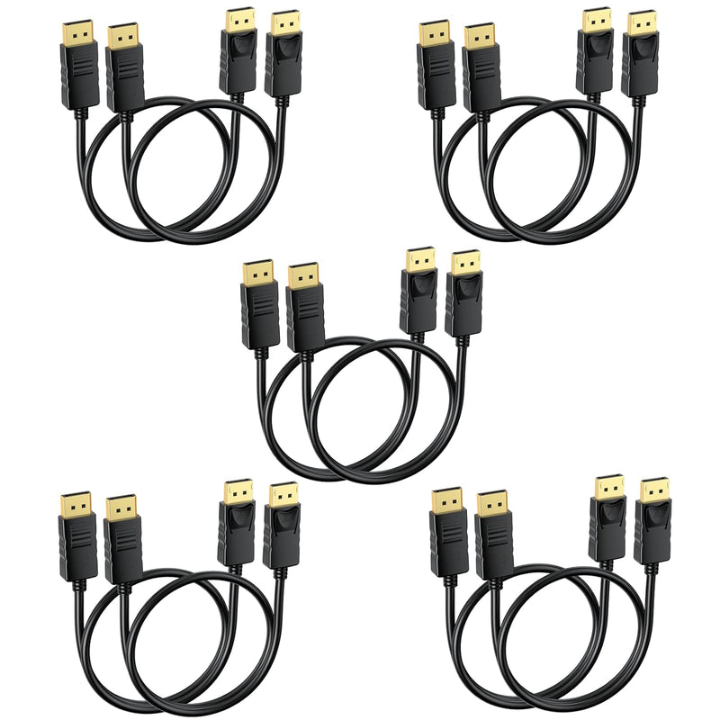 Displayport Cables 3Ft 10-Pack,Dp Display Port Cord Male To Male Cord Gold-Pla