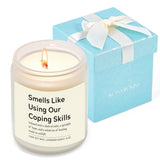 Therapist Gifts, School Psychologist Gifts, Appreciation Gift Idea For Women Therapists, School Counselor, Social Worker, Lavender Candle Gift For Mental Health Professionals, Physical Therapist