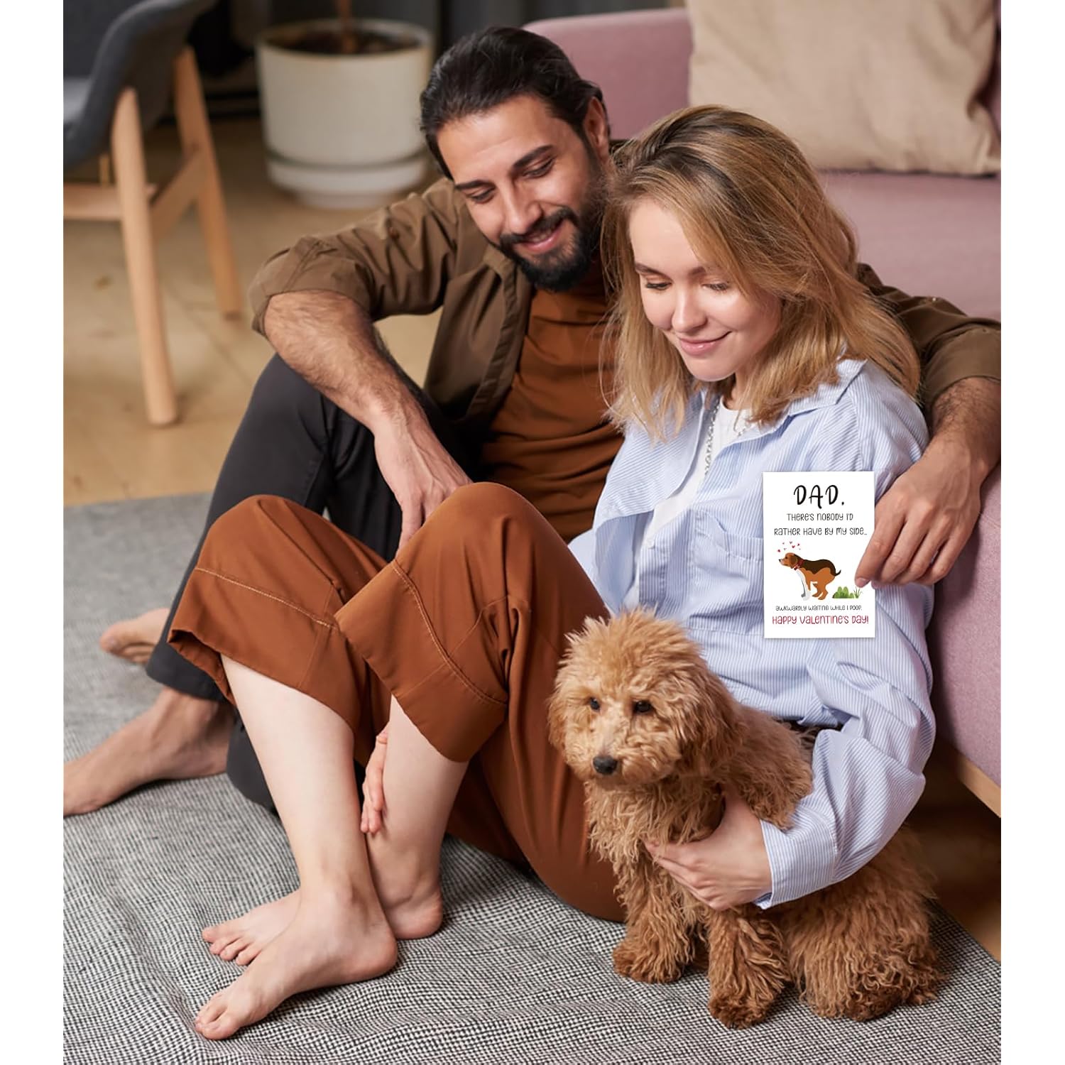 Funny Valentines Day Card For Dog Dad Valentines Day Card From Dog Valentine'S Day Gifts For Dog Dad From Daughter Son Valentines Card Gifts For Men Husband Dog Owner Dog Lover With Envelope
