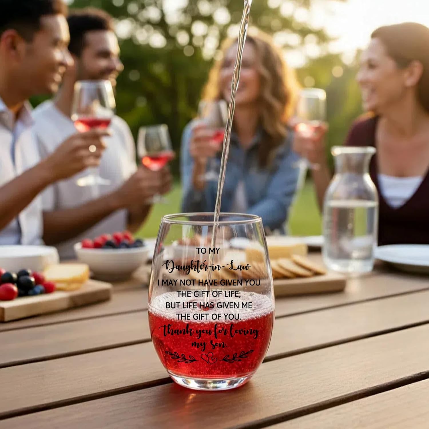 Thank You For Loving My Son,Daughter In Law Gifts From Mother In Law,Birthday Valentines Mother'S Day Christmas Wedding Gift For Daughter In Law,15Oz