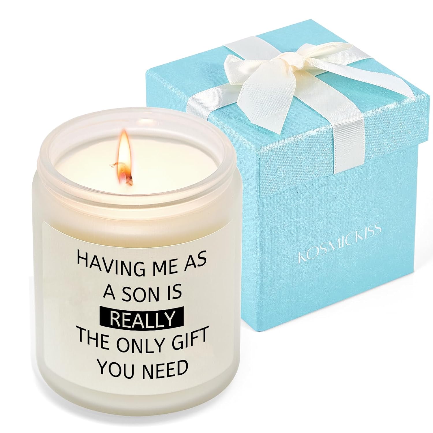 Gifts For Mom From Son, Christmas Mom Gifts From Son, Funny Mother Gift For Christmas Moms Gift Ideas, Unique Mother Present Lavender Soy Candles