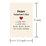 Naughty Valentines Day Card, Funny Valentine'S Day Card, Cheeky Vday Card For Him Her