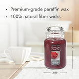 Yankee Candle Cranberry Chutney Scented, Classic 22oz Large Jar Single Wick Candle, Over 110 Hours of Burn Time (Pack of 2)