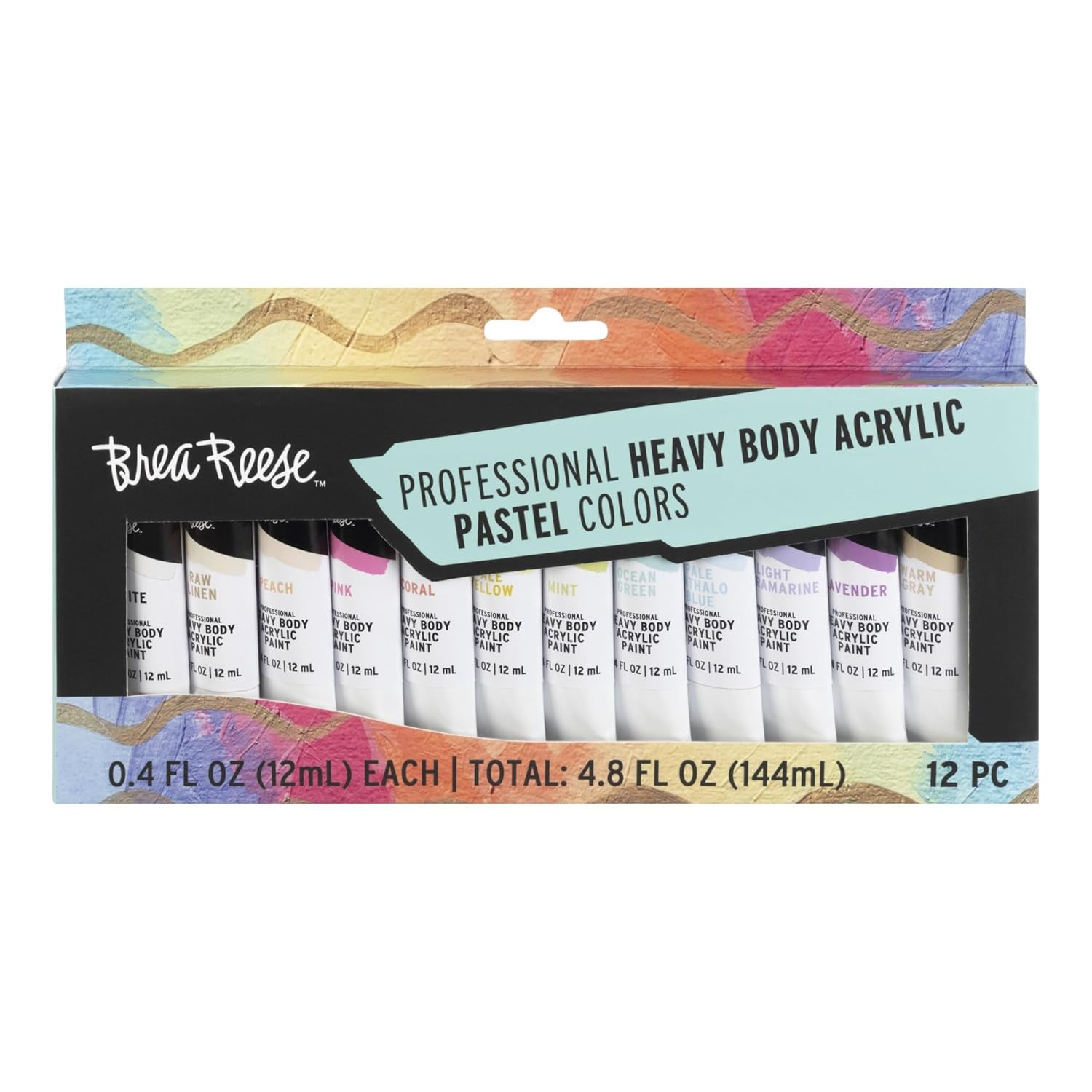 Momenta Acrylic Paint Set 12/Pkg-Pastel
