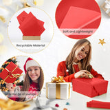 Red Tissue Paper For Gift Bags - 30 Sheets Of Red Wrapping Tissue Paper Bulk Packaging Paper For Weddings Birthday Diy Project Christmas Gift Wrapping Crafts Decor (14 X 20 Inch)