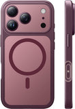 Premium Burgundy Magnetic Case for iPhone 18 Pro Compatible with MagSafe Shockproof Protective Cover