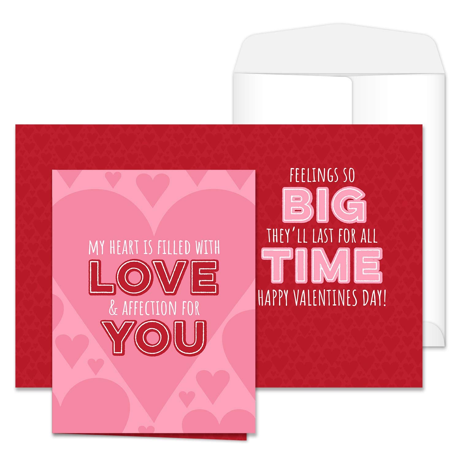 Large Valentine'S Day Greeting Card / 8.5" X 11" Large Greeting Card/Jumbo Hearts Valentine