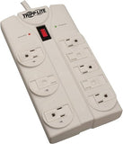 8-Outlet Surge Protector Power Strip with Extra Long 25FT Flat Plug Extension Cord