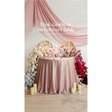 Blush Dahlia Foam Artificial Flowers Real Touch Faux Fake Flower For Home Decor Graduation Baby Shower Decorations Outdoors Party Favors Wedding Gifts Centerpieces Arrangements 25Pcs