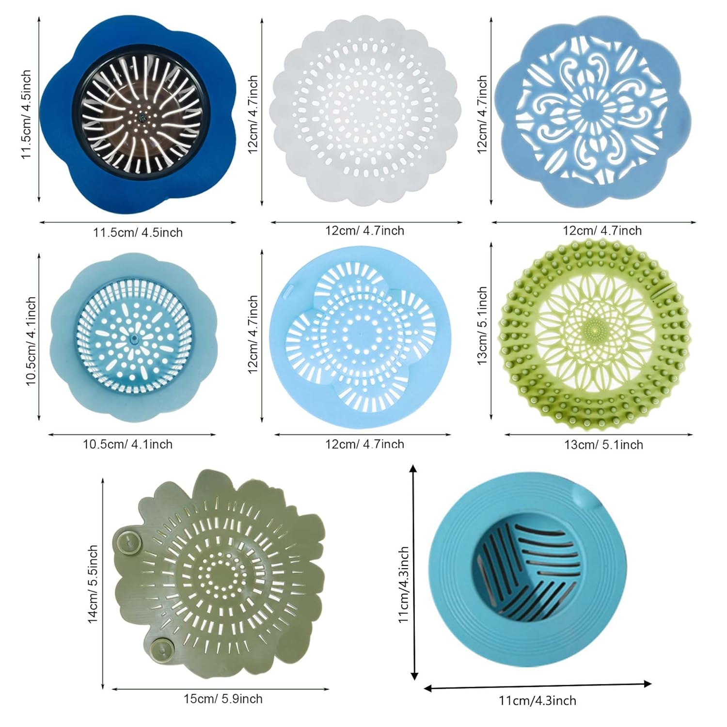 35 Pcs Acrylic Pouring Strainers Set, 11 Pcs Plastic Silicone Paint Pouring Strainers Painting Tools Kits Drawing Sets For Diy Paint
