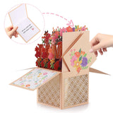 Love You Mom Pop Up Card, 3D Mother'S Day Greeting Card For Mom, Wife, Godmother, Mother In Law, Gift For Birthday - 7.1"X7" - Includes Envelope And Message Note