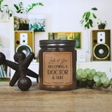 Doctor Graduation Gifts For Women Men 2025, Phd Doctorate Medical School Degree Gifts For Her Him, Look At You Becoming A Doctor, Dentist Present, Unique, Funny, Bamboo Scented, Handmade In Usa