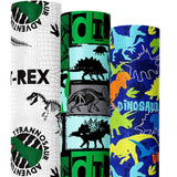 Dinosaur Wrapping Paper Rolls 3 Rolls 17 Inch X 120 Inch Happy Birthday Wrapping Paper Girl Kids Boy Dinosaur Wrap Paper For Dinosaur Party Birthday Wrapping Paper