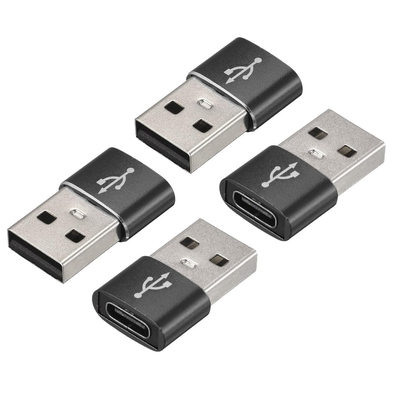 Usb C Female To Usb Male Adapter, Type C To Usb Converter Adapter Black For Ph