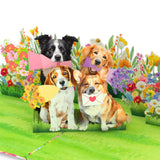 - Dog Valentines Card For Wife, 3D Dog Flower Pop Up Valentines Day Card For Husband, Him, Her, Girlfriend, Boyfriend, Birthday Card For Women, Mom, 6X8 In Pop Up Valentine Cards With Envelope