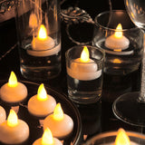 36 Pieces Flameless Floating Candles Waterproof Led Tealights Floating Candles Warm White Battery Operated For Valentine Wedding Party Pool Decorations(Yellow Light)
