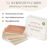 52 Daily Positive Affirmation Cards For Moms, Inspirational First Mother'S Day Gifts For New Mom Postpartum, Mindfulness Cards To Provide Encouragement For Motherhood