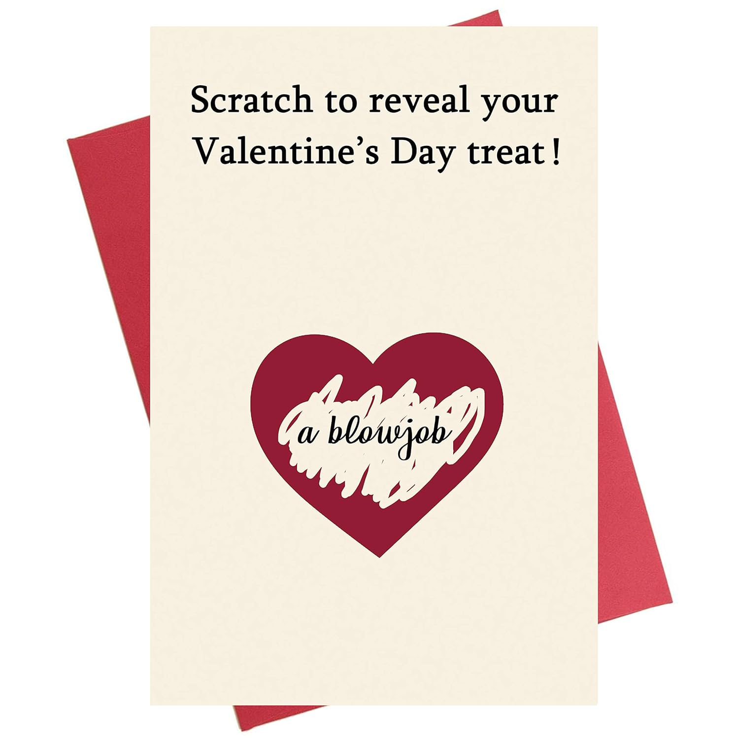 Scratch Valentine’S Day Card, Special Interactive Funny Naughty Card For Boyfriend Husband Fiance