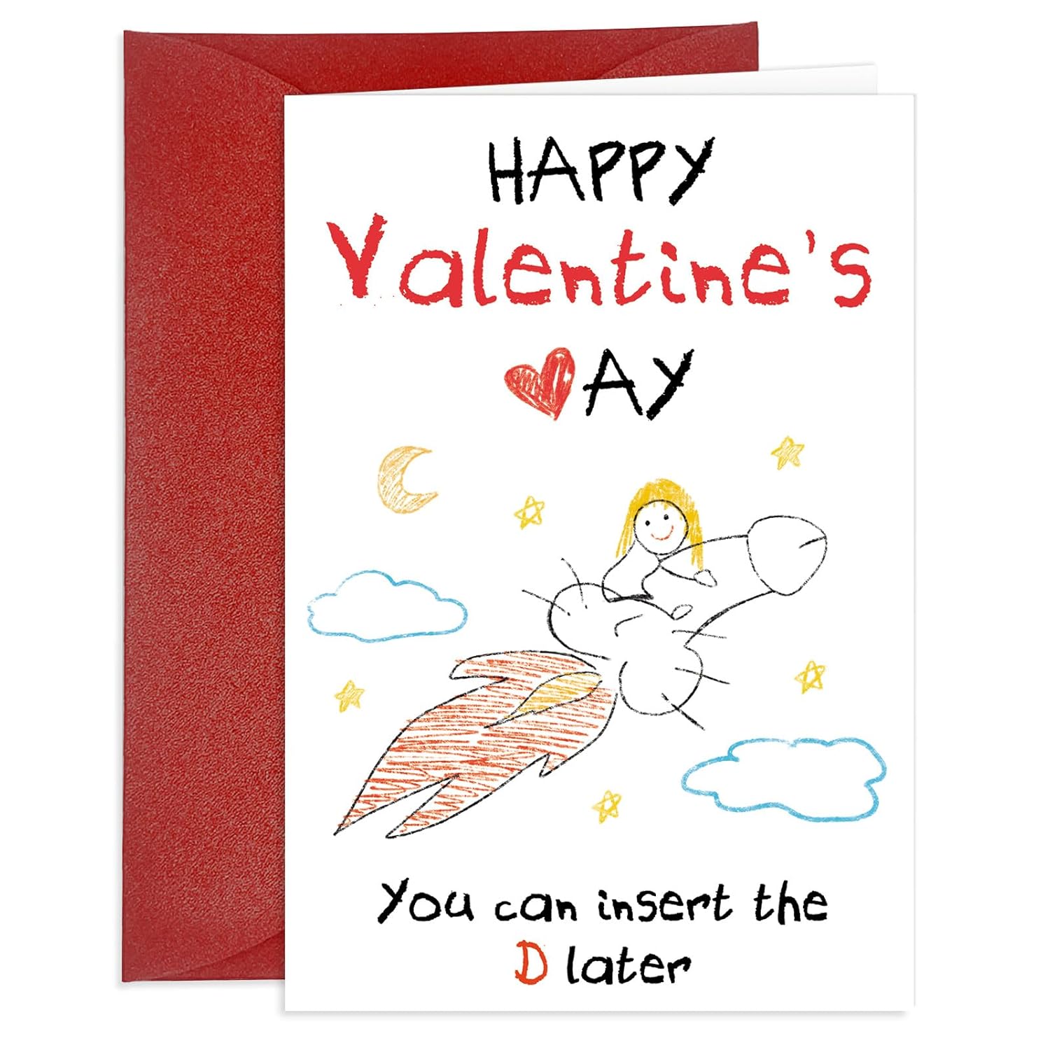 Funny Valentines Day Card For Him Boyfriend Naughty Valentines Card For Husband Men From Wife Inappropriate Valentines Card Gift For Boyfriend Him Lover Valentine Greeting Card With Envelope
