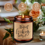 Candle, Engagement Gifts For Couples Newly Engaged Unique, Happy Engagement Presents For Women Men, Finally Engaged Gifts For Bride To Be Fiance Her Him, Funny Congrats Candle Ideas