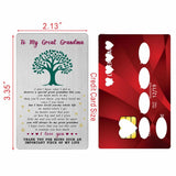 Valentines Day Card For Great Grandma - Gifts For Great Grandma Grandmother Birthday Easter Thanksgiving Card