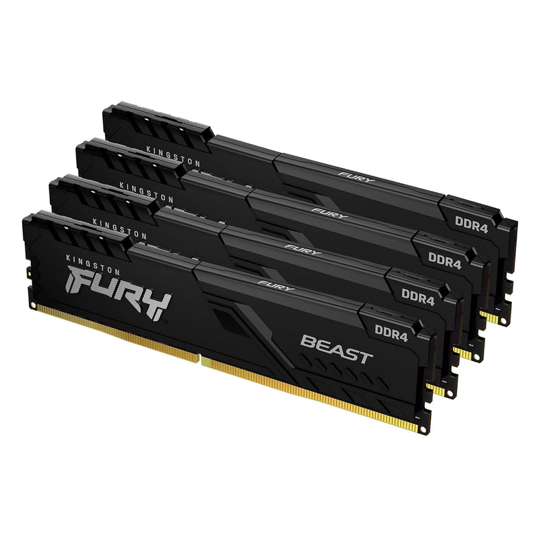 Beast 64Gb (4X16Gb) 3200Mhz Ddr4 Cl16 Desktop Memory Kit Of 4 Kf432C16Bb1K4/64