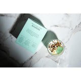 Rising Cosmos Healing Crystal Candle - Green Flourite, Tiger'S Eye, Clear Quartz Infused Sugarcane + White Rum Scent 100% Soy Wax - 7Oz. Meditation, Intention & Gift Candle For Women