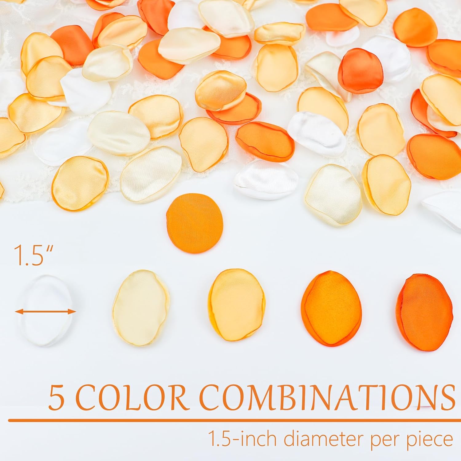300Pcs Silk Rose Flower Petals Burnt Orange Artificial Flower Petals Fake Rose Petals For Wedding Flower Girl Basket Bridal Shower Aisle Runner Party Romantic Night Valentines Day Decoration