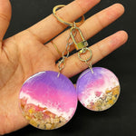 32-Cavity Set Of 2'', 1.75'', 1.5'', 1.25'' Circle Grip Mold, Magnet Mold, Round Keychain Silicone Mold For Resin (No Hole)