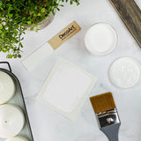 Americana Decor - 8oz Pure White Satin Acrylic Paint for Wall Art & Home Furniture Touch Up - Includes E-book